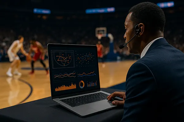 Basketball analytics chart