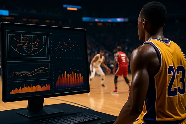 Basketball analytics chart