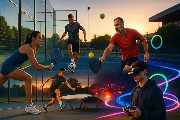 Padel Spielszene