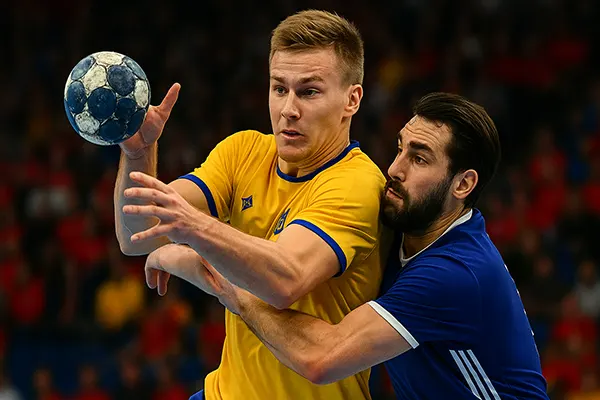 Partita pallamano intensa