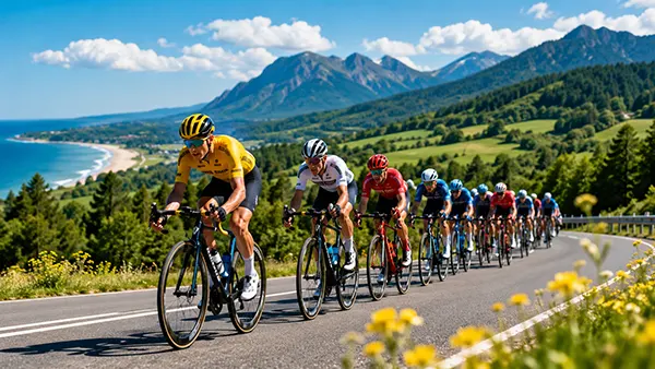 Cyclistes en Pologne